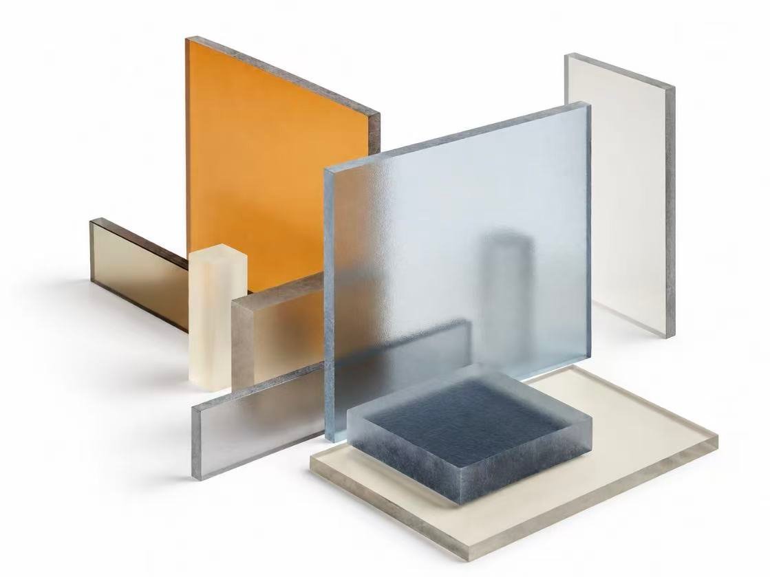 Acid etched glass panels for wardrobe doors