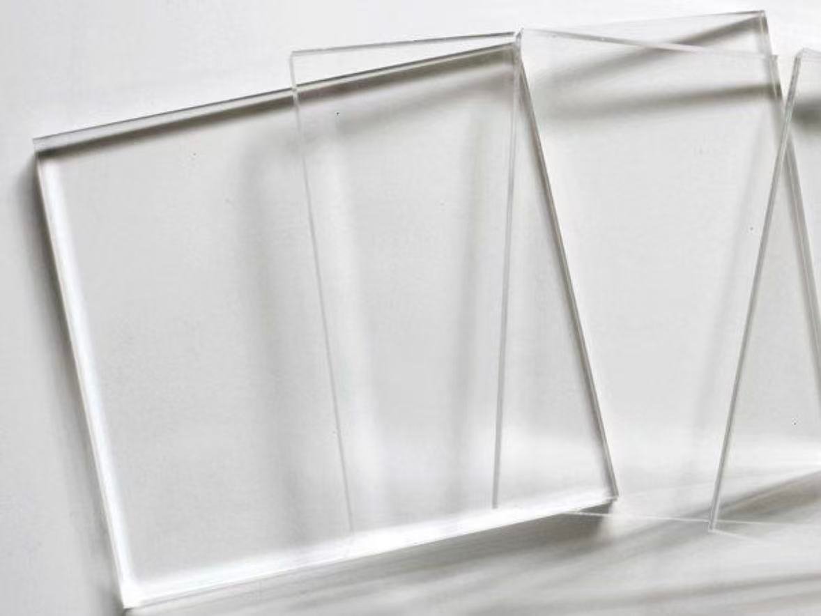 Clear glass panels for wardrobe cabinet doors