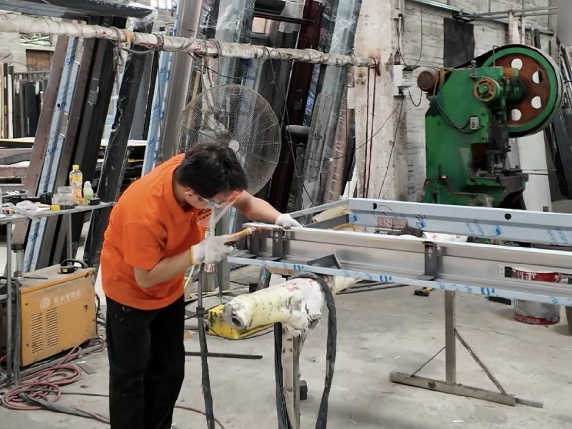 Custom interior door and frame machining at the factory