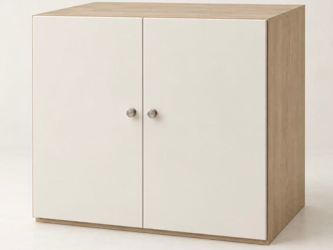 Full overlay kitchen cabinet door construction