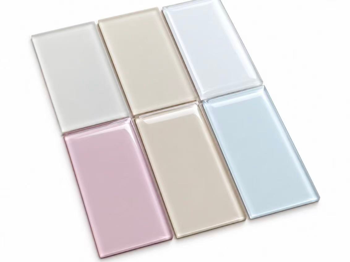 Lacquered glass panels for cabinet door fronts